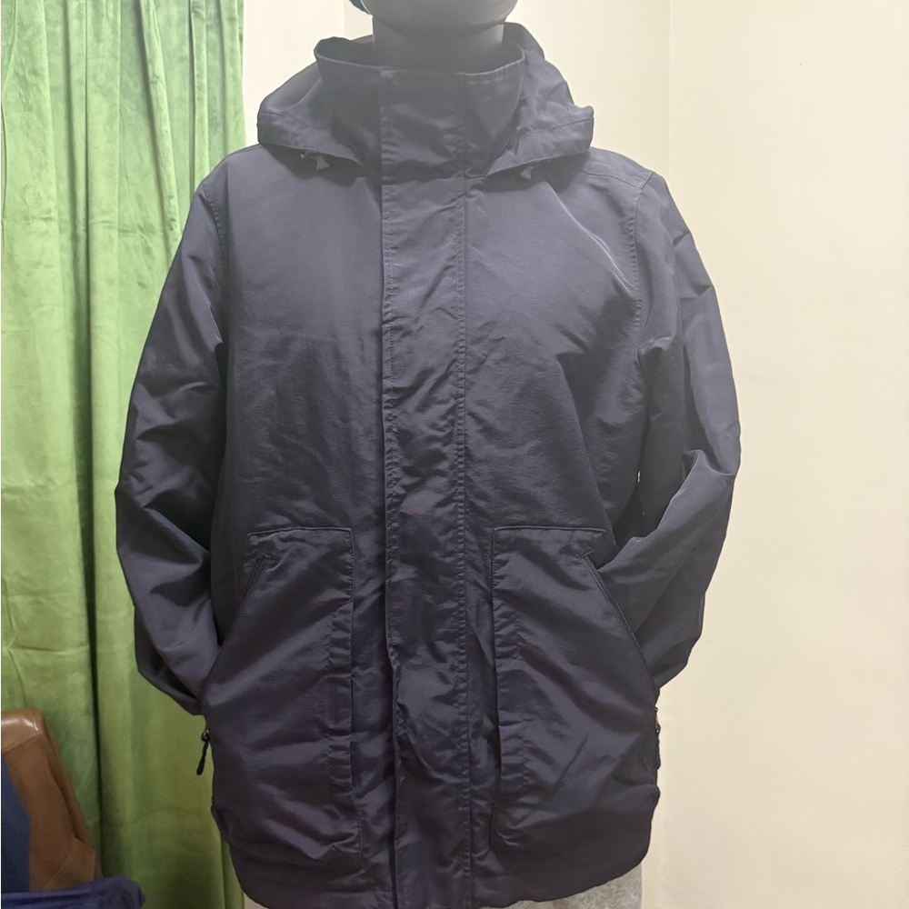 Lands' End Men's navy Raincoat